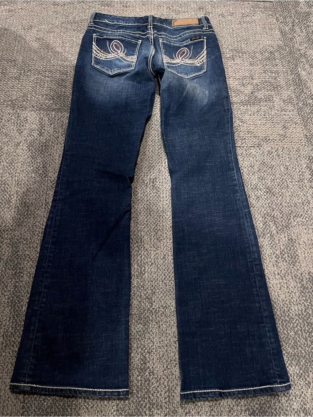 Seven7 Low Rise Boot Cut Jeans Women’s Size 27 - Picture 8 of 11